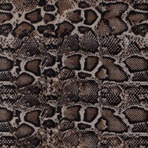 Decoratiestof velours/velvet, snake print beige. DV02