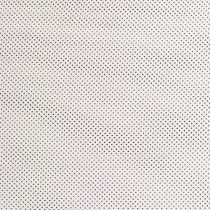 Chiffon stof, voile met dot print, wit/zwart. Q890