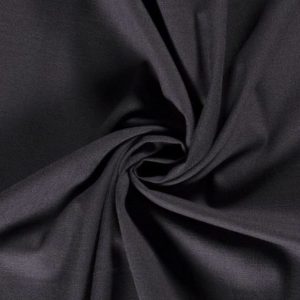 Linnenlook stof, stretch, donkergrijs. Q4317