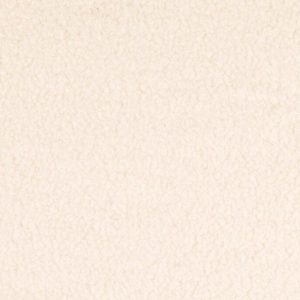 Double faced borg/bont stof, offwhite. A0373