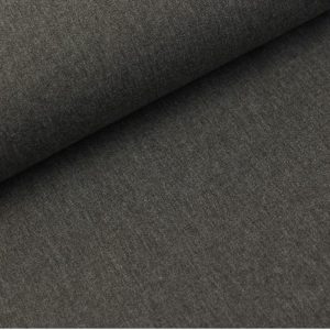 Canvas stof,donker grijs melange . BCM062