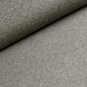 Jogging stof, antra melange. BJ025