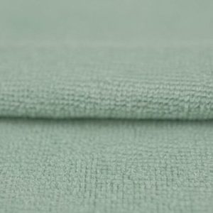 Badstof bamboe, dubbelzijdig bruikbaar, dusty groen. BB321