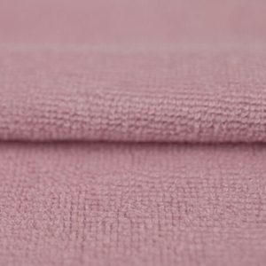 Badstof bamboe, dubbelzijdig bruikbaar, oud roze. BB815