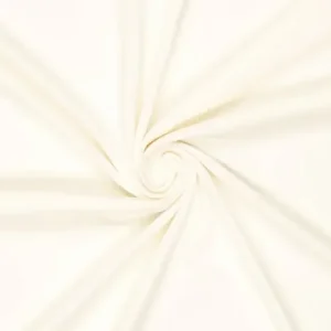 Bamboe punty stof, off white. BP020