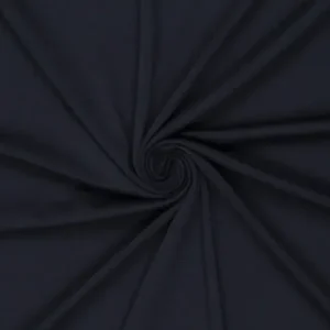 Bamboe punty stof, donkerblauw. BP601