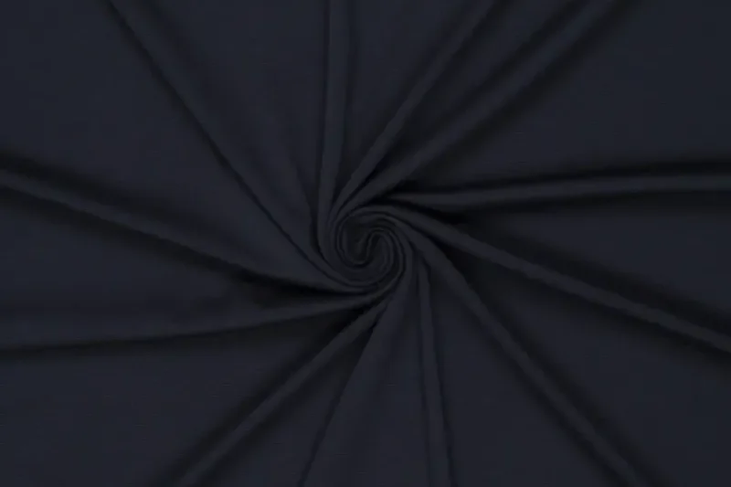 Bamboe punty stof, donkerblauw. BP601