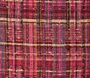 Boucle stof, kimo, fuchsia/roze/zand/bruin. X1179