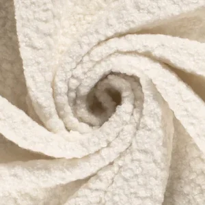 Bouclé stof, uni, offwhite. Y4684A