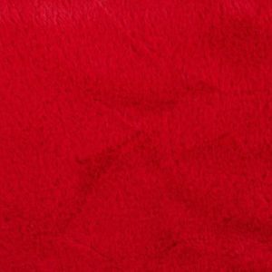 Castorini fake fur bont stof, rood. X922