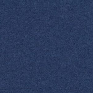 Denim knit twill stof, gebreid, middenblauw. P122
