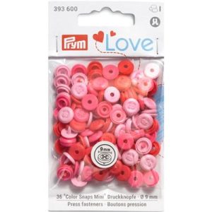 Prym drukknopen Color Snaps mini, 9mm, 393600.