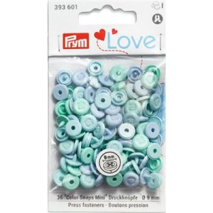 Prym drukknopen Color Snaps mini met knoopafbeelding, 9mm, 393601.