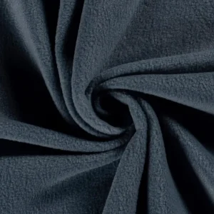 Fleece stof , jeansblauw. FL006
