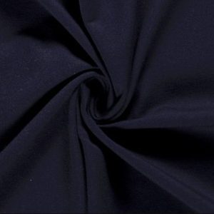 Joggingstof, french terry, enkel gelust, donkerblauw, J0008