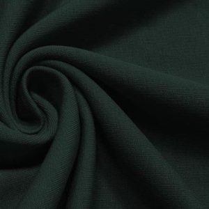 French terry stof, donker flessen groen. JO214