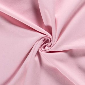 French terry stof, jogging, baby roze. JO011