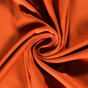 French terry stof, jogging, oranje. JO436