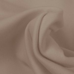 Jogging stof, french terry, zand. J0178