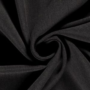 Gabardine stof, effen antraciet. NC168