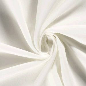 Gabardine stof, effen offwhite. NC051