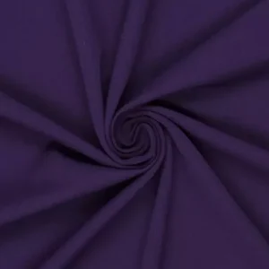 Gabardine stof, effen paars. KNC810