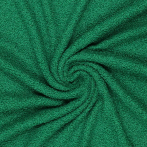Gebreide bouclé stof, groen. BG307