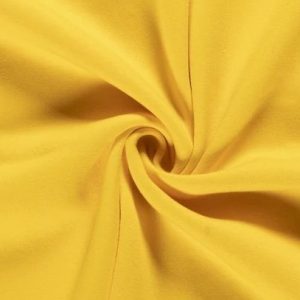 French terry stof, geel. JO584
