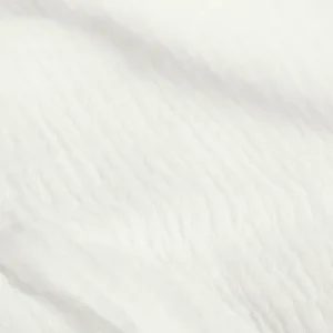 Hydrofiel mousseline stof, 2-laags, offwhite. Y277