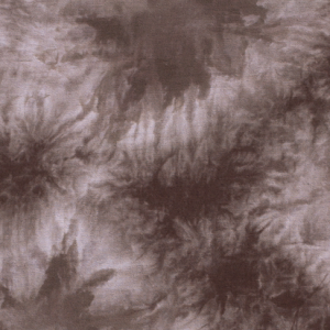 Hydrofiel mousseline stof, batikprint, bruin. Z0170