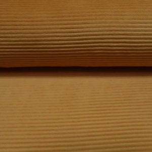 Rib stof stretch, okergeel. Q381