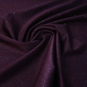 Lycra stof, 4 way stretch, glanzend, donker bordeaux rood. LYG124