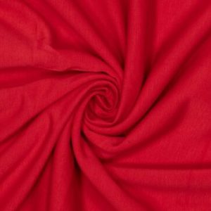 Jersey modal stof, hoge kwaliteit, rood. C751