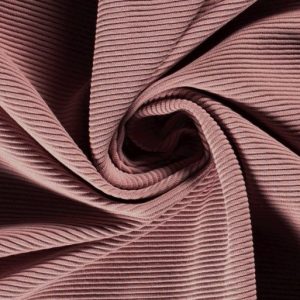 Jersey tricot stof, fijne rib, oud lila. D0364