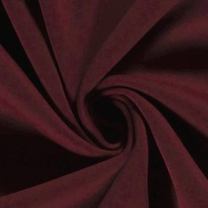 Jogging stof, bordeaux rood. JG018