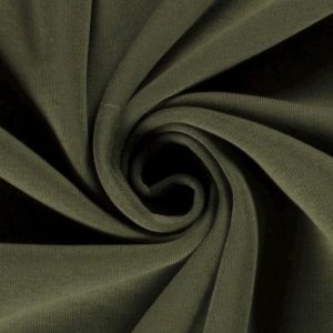 Jogging stof, brushed, groen. NJ126
