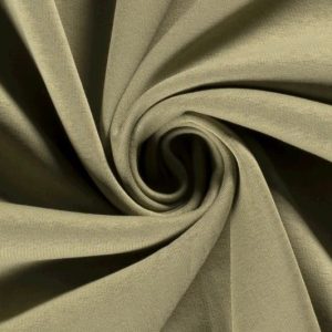 Jogging stof, brushed, licht olijfgroen. NJ027