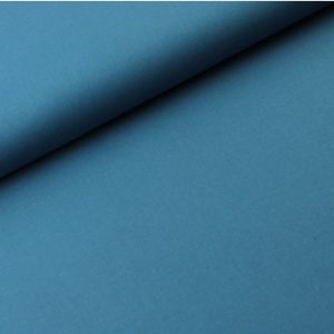 Katoen stof, effen, nieuw jeans blauw. BK050