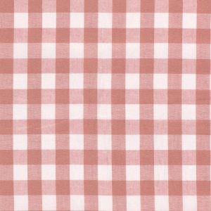 Katoen stof ruit, oudroze met wit, 1.5R014