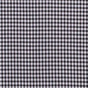 Katoen stof ruit, zwart, 0.5R069