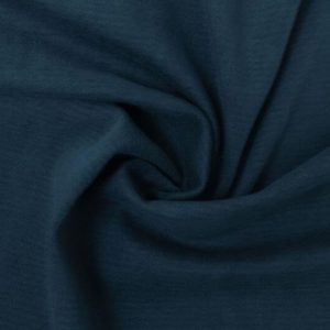 Knitted denim stof, jogging, donker jeansblauw. KN-KD053