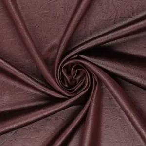 Leatherlook satijn stof, bordeaux. P187