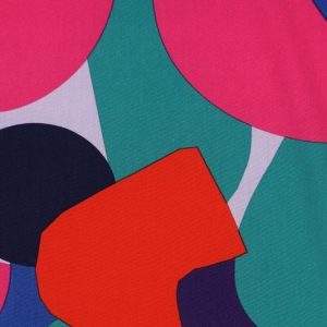 Lenzing ecovero stof, rockpool Nerida Hansen, lavendel. X1323