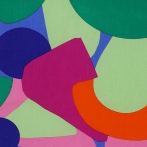 Lenzing ecovero stof, rockpool Nerida Hansen, lichtblauw. X1324