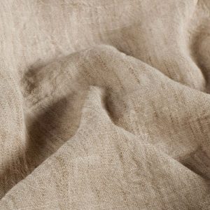 Linnen look stof, melange, beige. P303