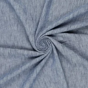 Linnen look stof, new age, donkerblauw. P540