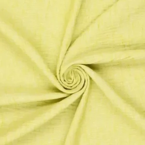 Linnen look stof, new age, lime groen. P542