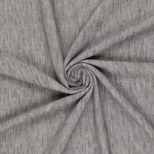 Linnen look stof, new age, zwart mêlee. Y527