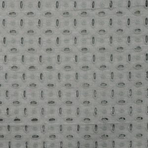 Linnen melange broderie stof, kaki groen. Y151