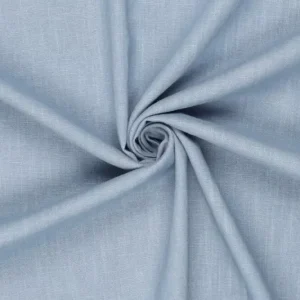 Linnen stof gewassen, licht oudblauw. BEL636